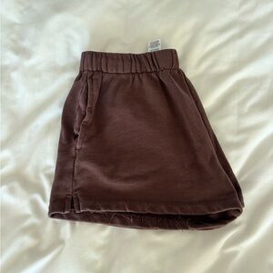 Garage Chocolate Brown Shorts